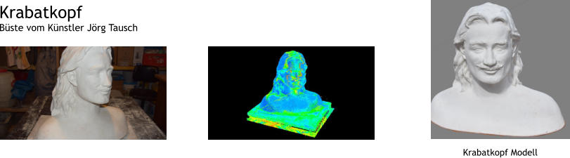 Krabatkopf  Bste vom Knstler Jrg Tausch Krabatkopf Modell